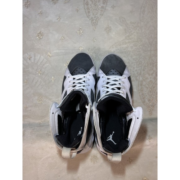 2921 Nike Air Jordan 7 Retro Shoes (White/ Varsity Purple) US 11.5 CU9307-100 main image 4